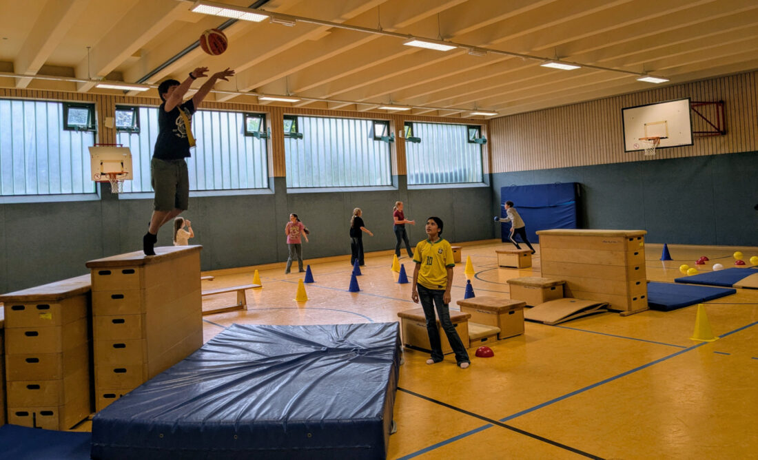 "Spiele ohne Grenzen" in Klasse 6