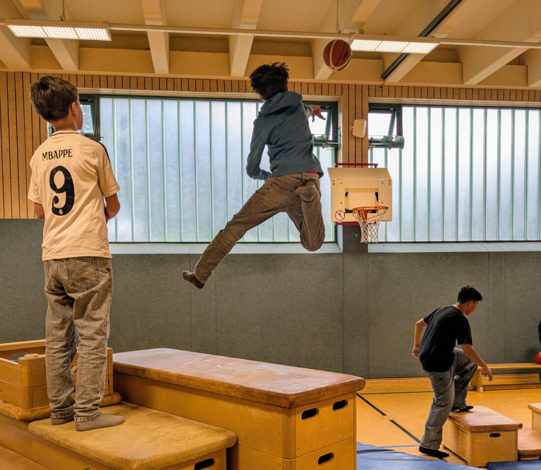 "Spiele ohne Grenzen" in Klasse 6